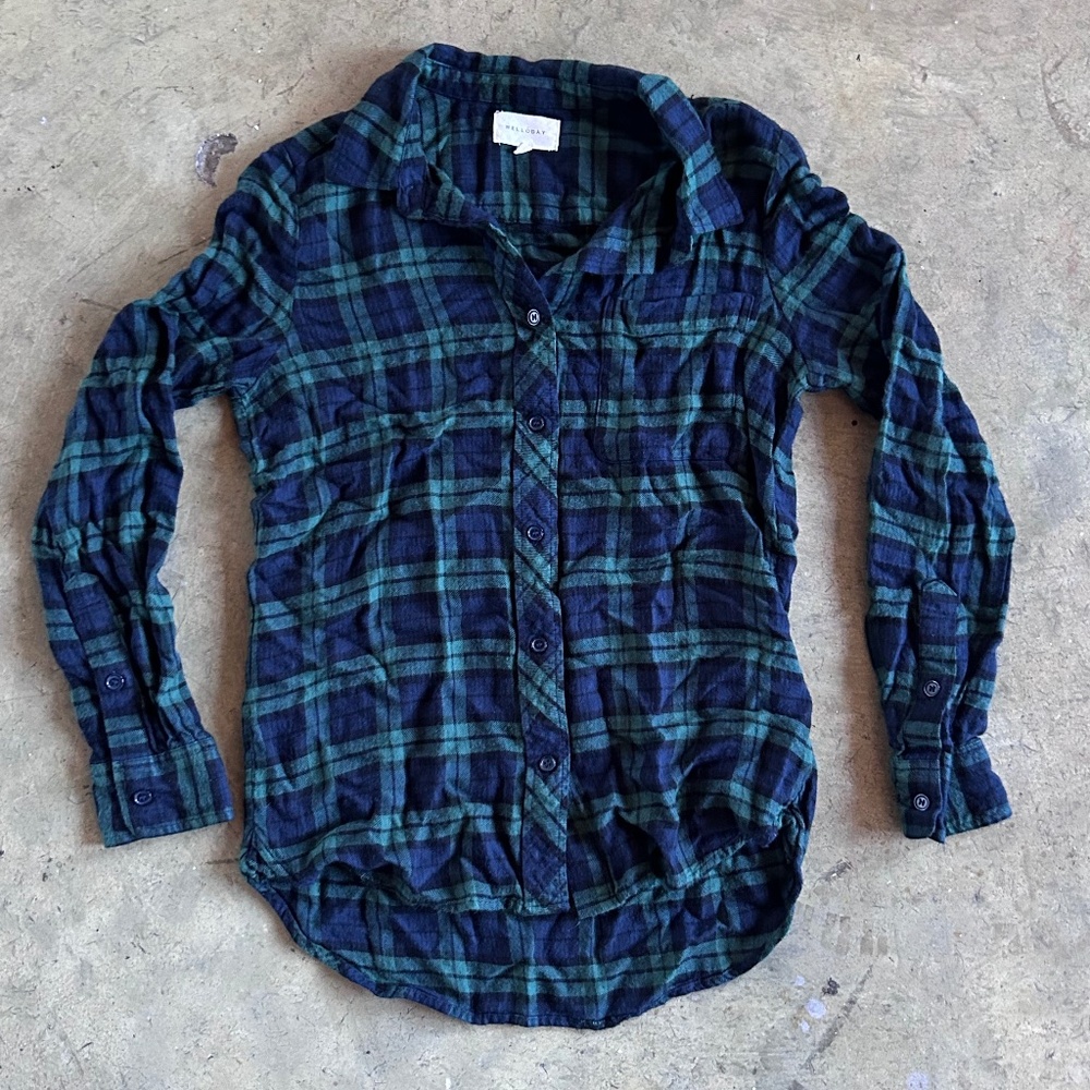 Plaid flannel shirt